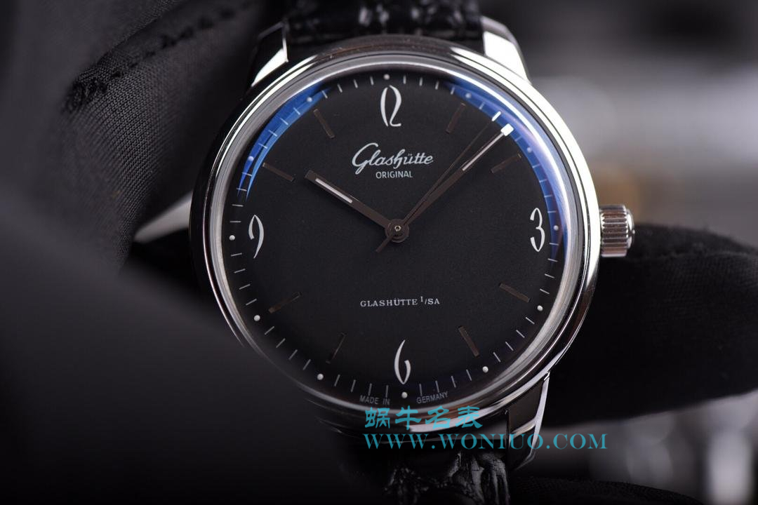 【YL Factory 出品】glashuette original原创20世纪复古系列1-39-52-04-02-04机械 wrist watches 《黑面》 / GLA021