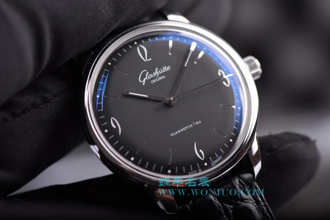 【YL Factory 出品】glashuette original原创20世纪复古系列1-39-52-04-02-04机械 wrist watches 《黑面》 / GLA021