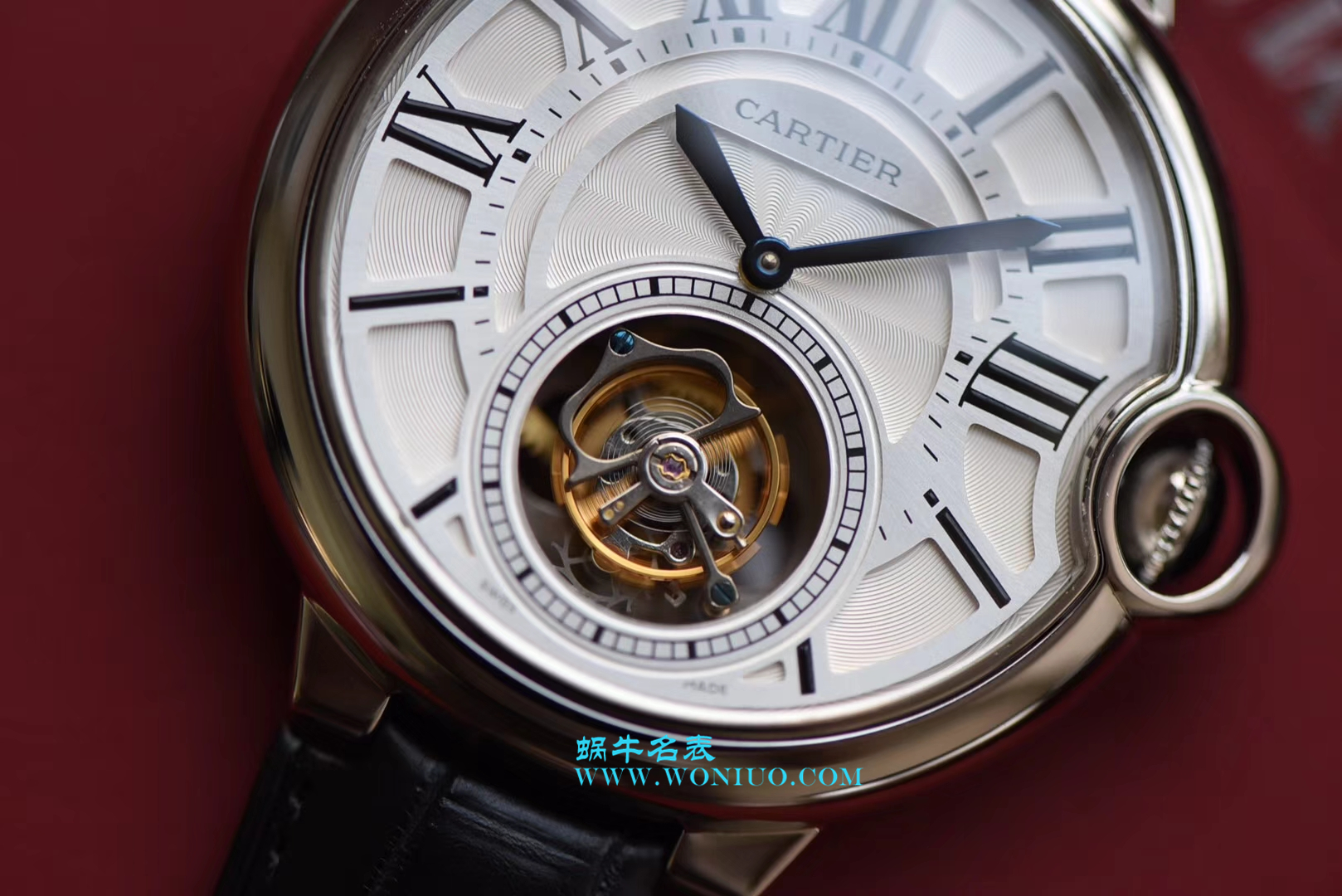 【TF Perfect  Copy  Watches 】 Cartier  蓝气球系列W6920021 wrist watches 《真 Tourbillon 机械 Movement 》 / KDY002