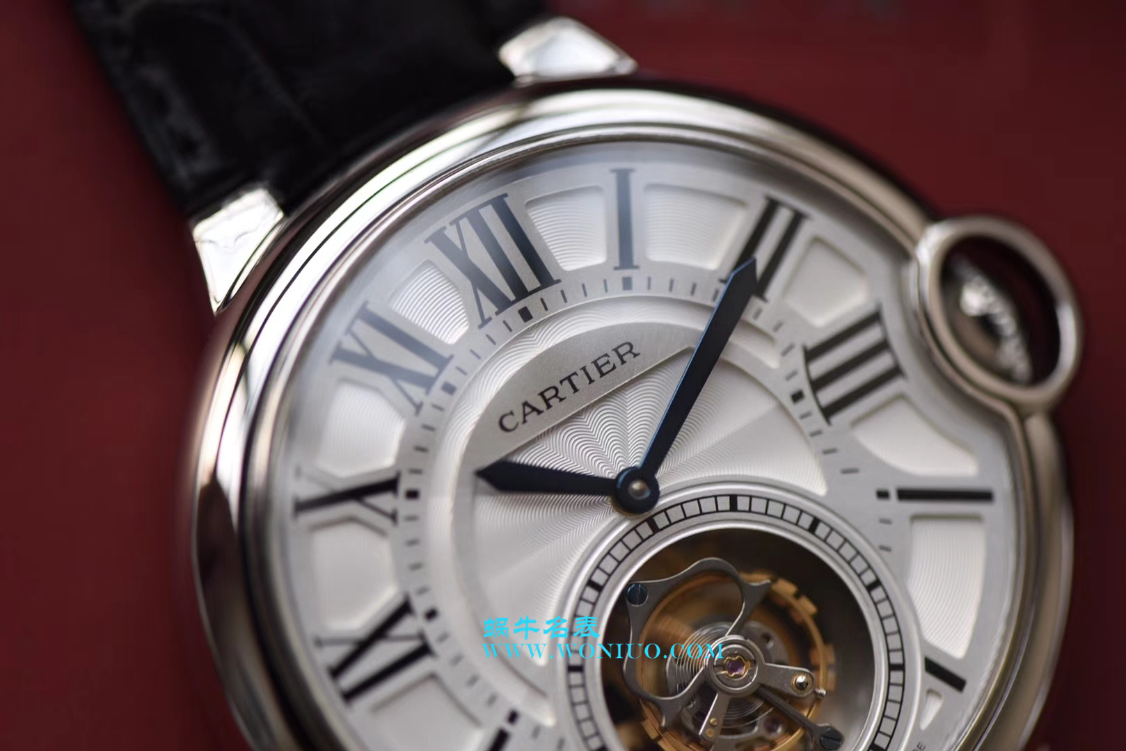 【TF Perfect  Copy  Watches 】 Cartier  蓝气球系列W6920021 wrist watches 《真 Tourbillon 机械 Movement 》 / KDY002