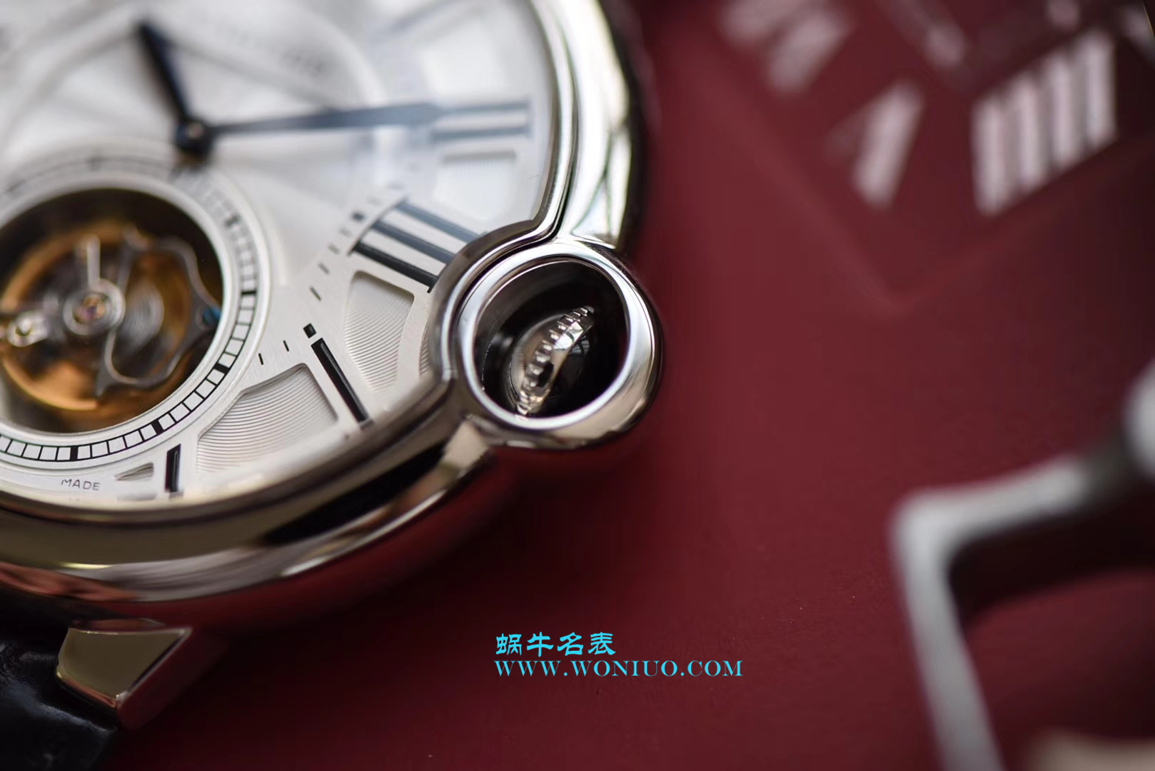 【TF Perfect  Copy  Watches 】 Cartier  蓝气球系列W6920021 wrist watches 《真 Tourbillon 机械 Movement 》 / KDY002