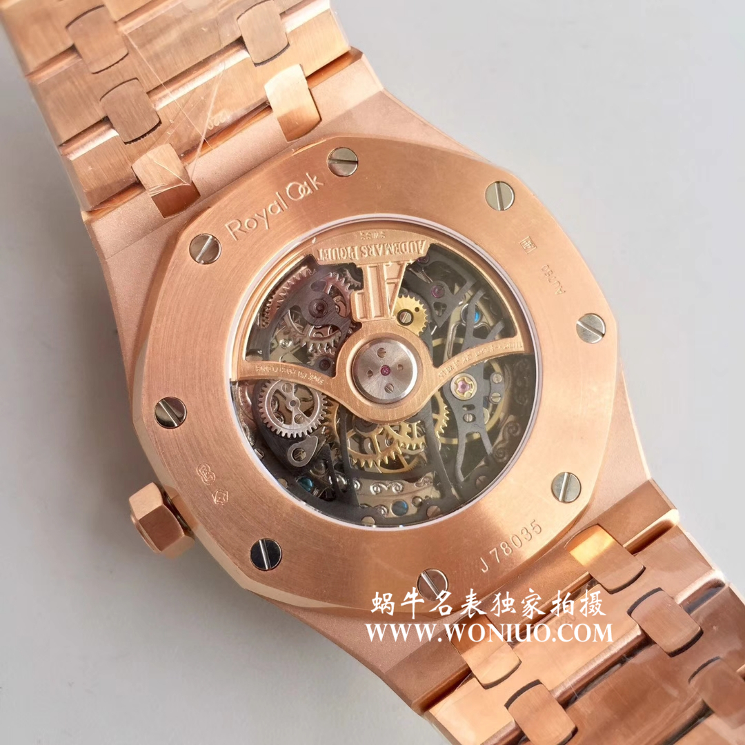 【 Video analysis JF Perfect  High quality  Replica Watches 】Audemars Piguet 皇家橡树双摆轮镂空系列15407ST.OO.1220ST.01 wrist watches  / APBD131