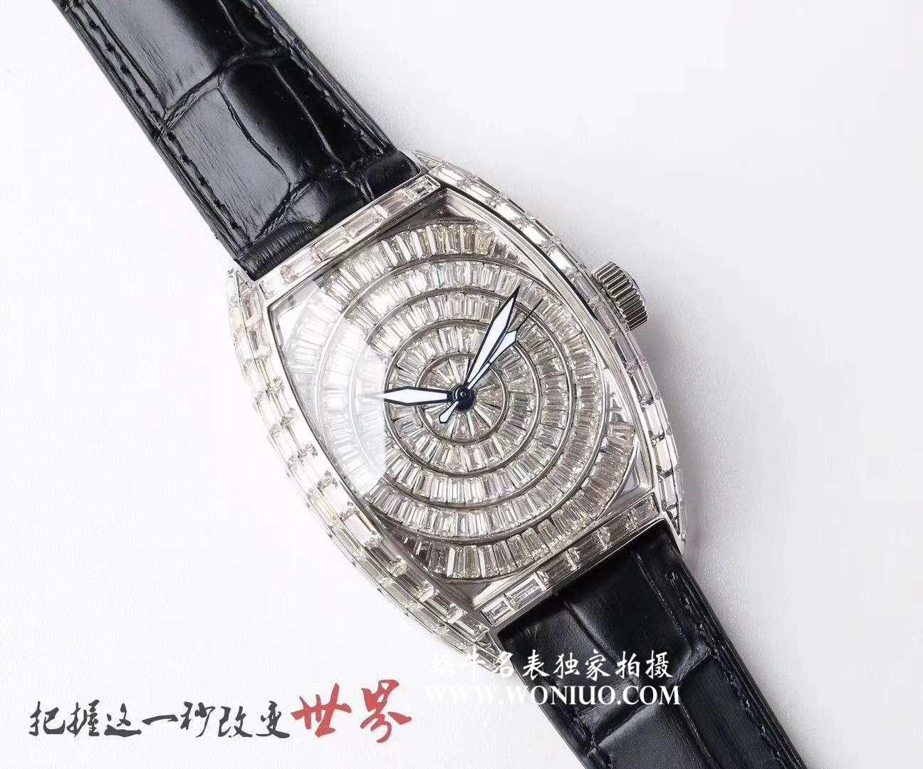 【DM Perfect  High quality  Replica Watches 】原版 Replica  FM Franck Muller GRAND COMPLICATIONS系列8889 奢华版全方钻新款上市 / 法穆兰FL06
