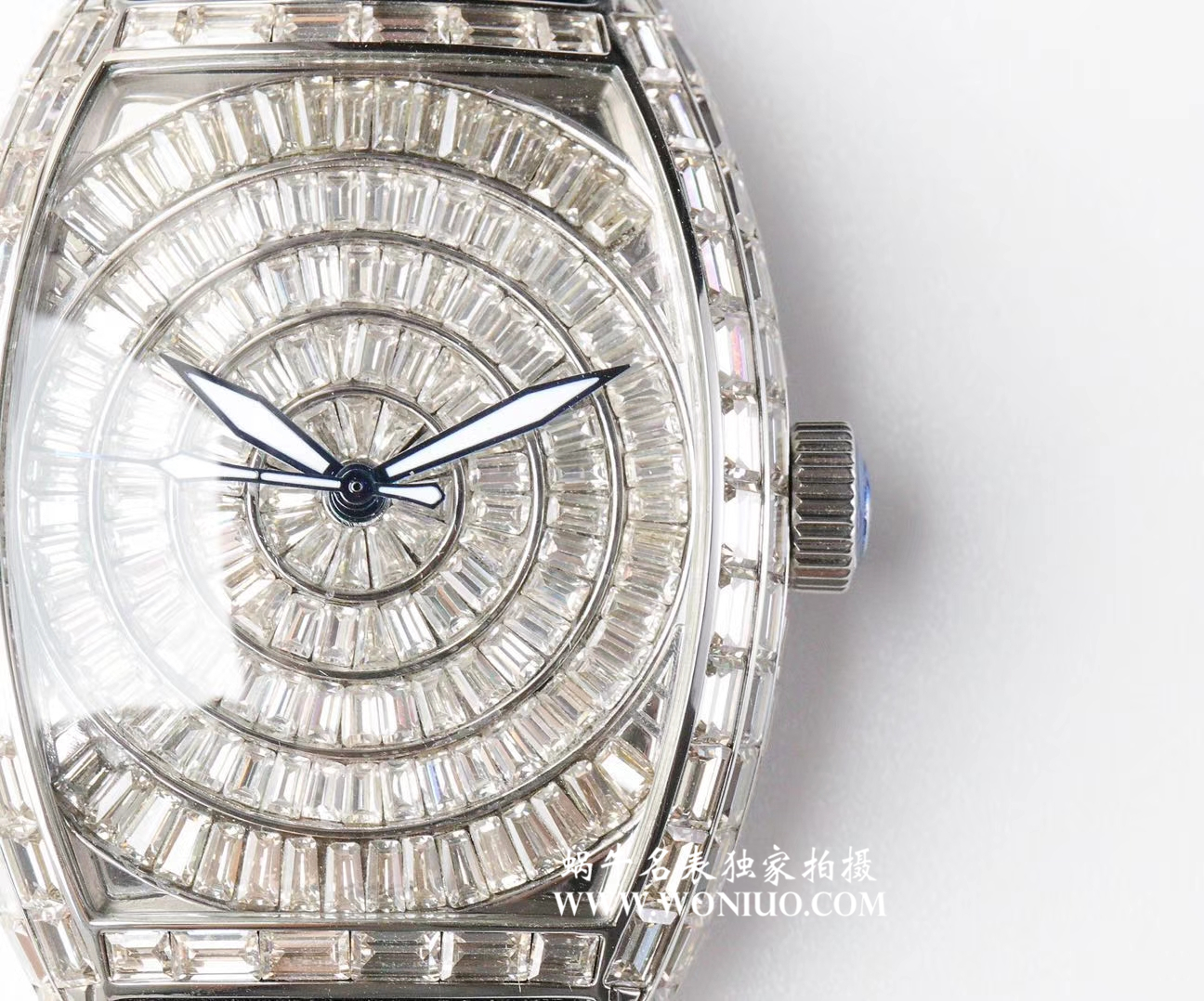 【DM Perfect  High quality  Replica Watches 】原版 Replica  FM Franck Muller GRAND COMPLICATIONS系列8889 奢华版全方钻新款上市 / 法穆兰FL06