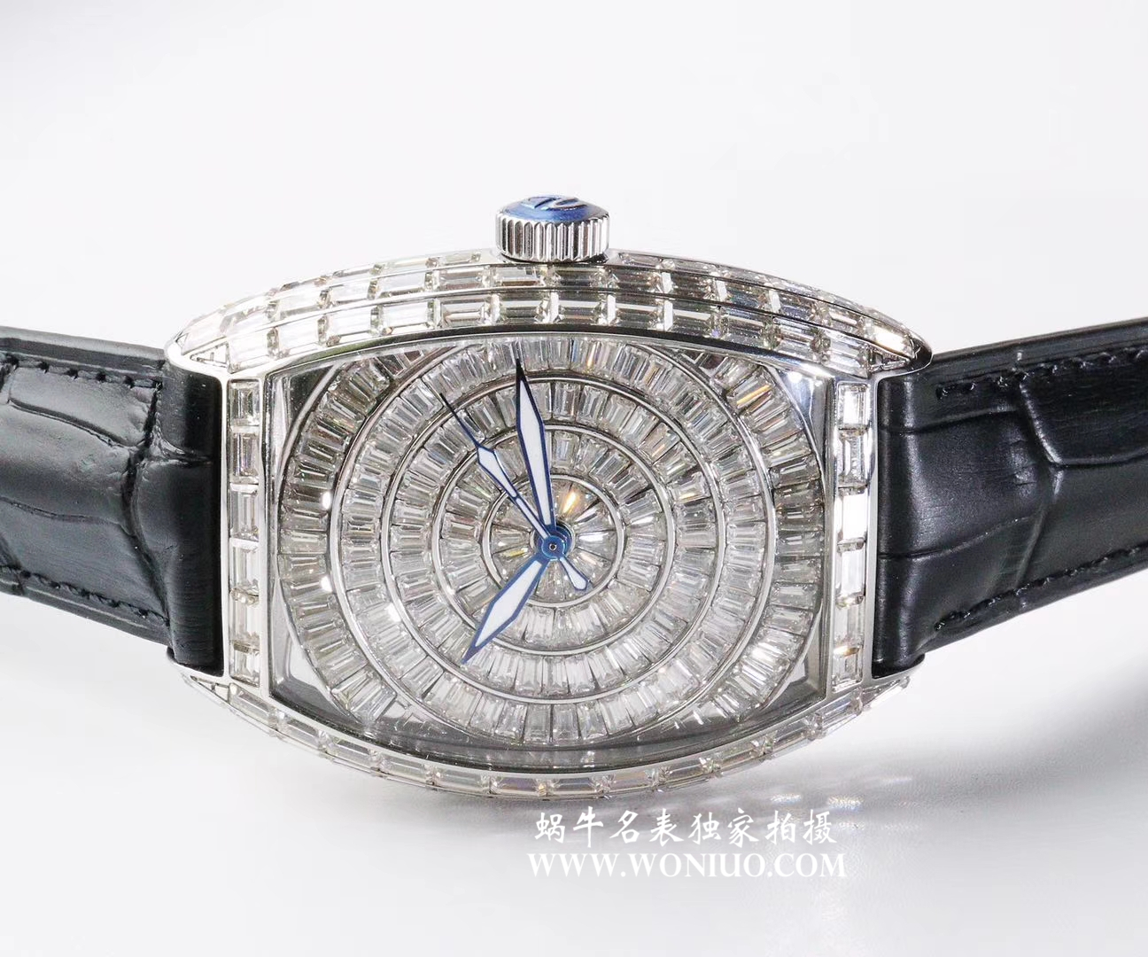 【DM Perfect  High quality  Replica Watches 】原版 Replica  FM Franck Muller GRAND COMPLICATIONS系列8889 奢华版全方钻新款上市 / 法穆兰FL06