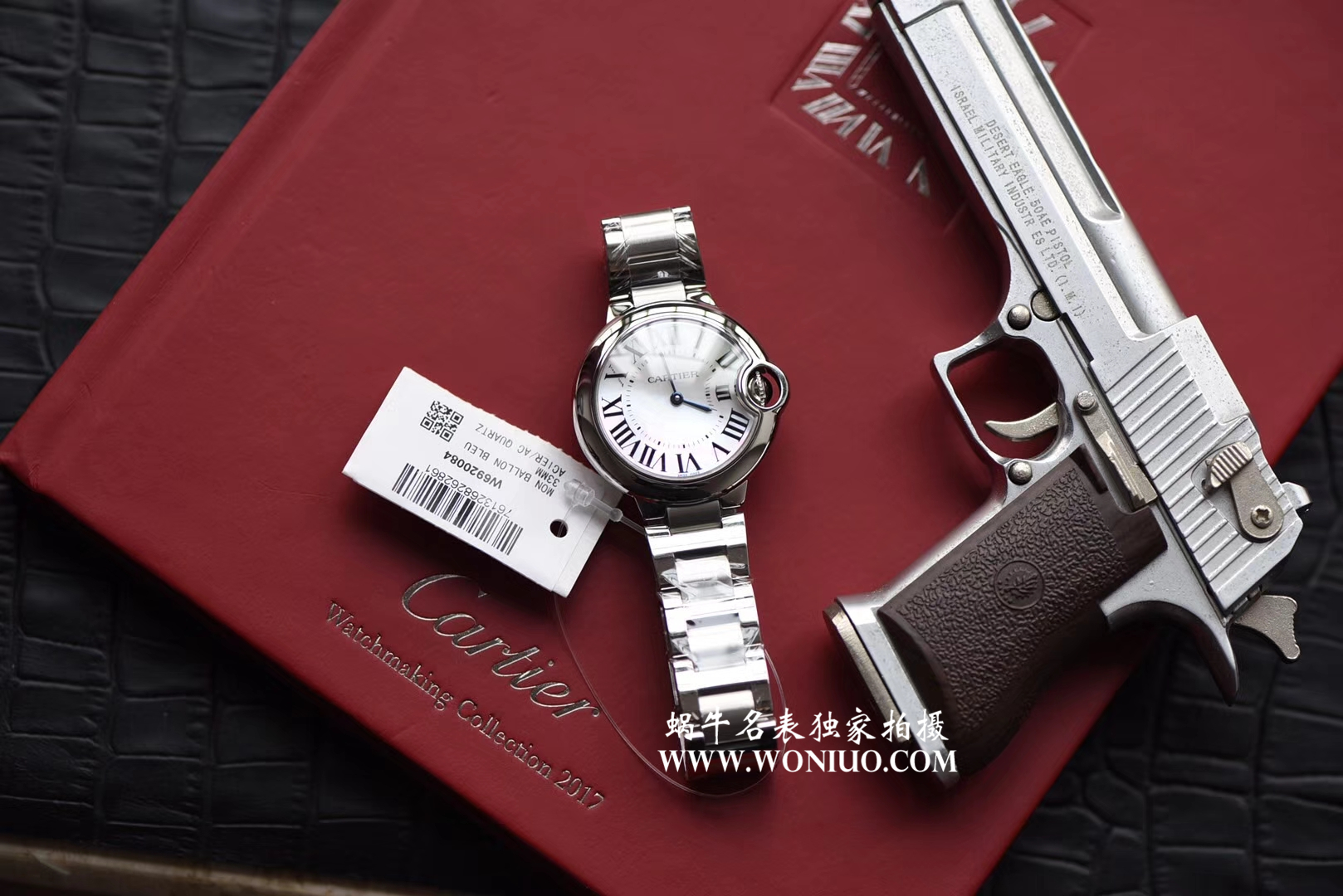 最高版本V6 Factory  Cartier  蓝气球33mm贝壳面石英款认准V6独家对版瑞士157 Movement  / K148