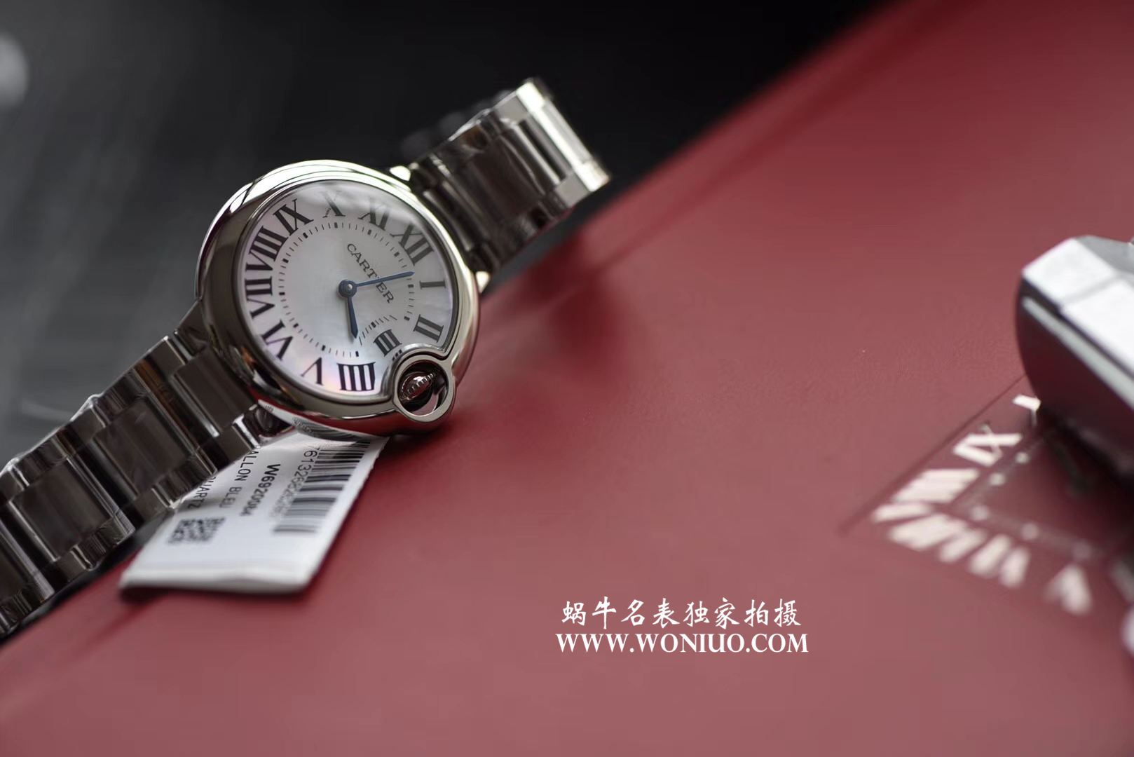 最高版本V6 Factory  Cartier  蓝气球33mm贝壳面石英款认准V6独家对版瑞士157 Movement  / K148