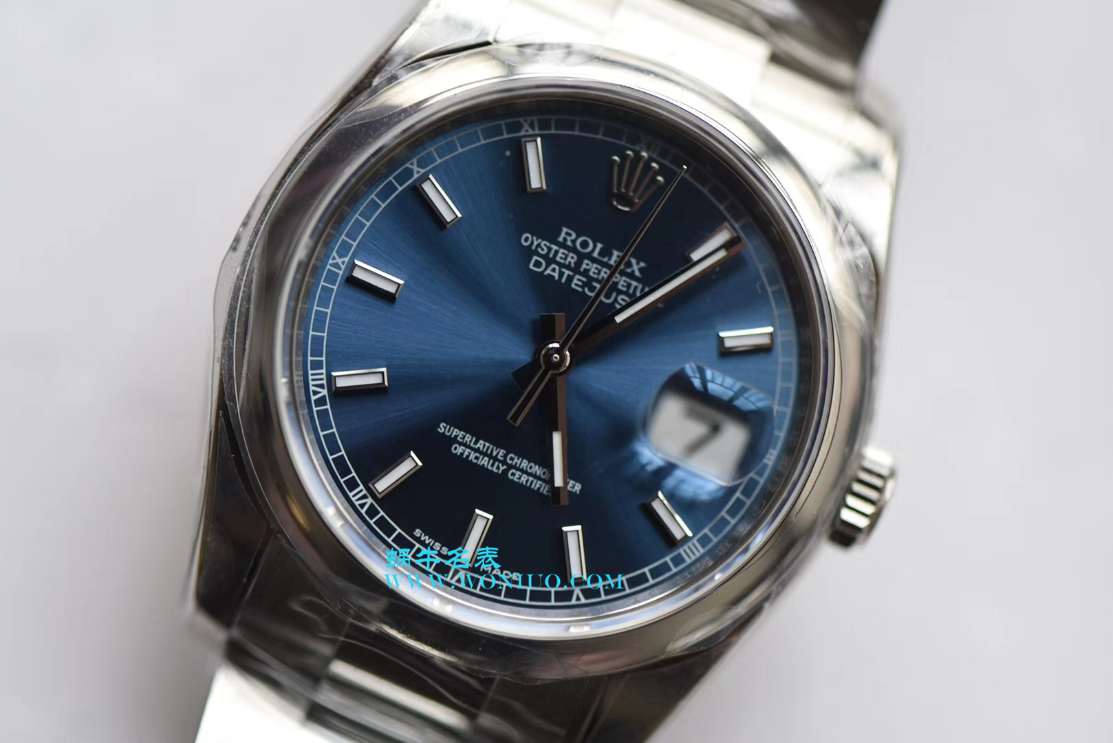 【AR Perfect  High quality  Replica Watches 】 Rolex   Datejust 系列116200-72600蓝盘36毫米中性 wrist watches 男女均可戴 / R207