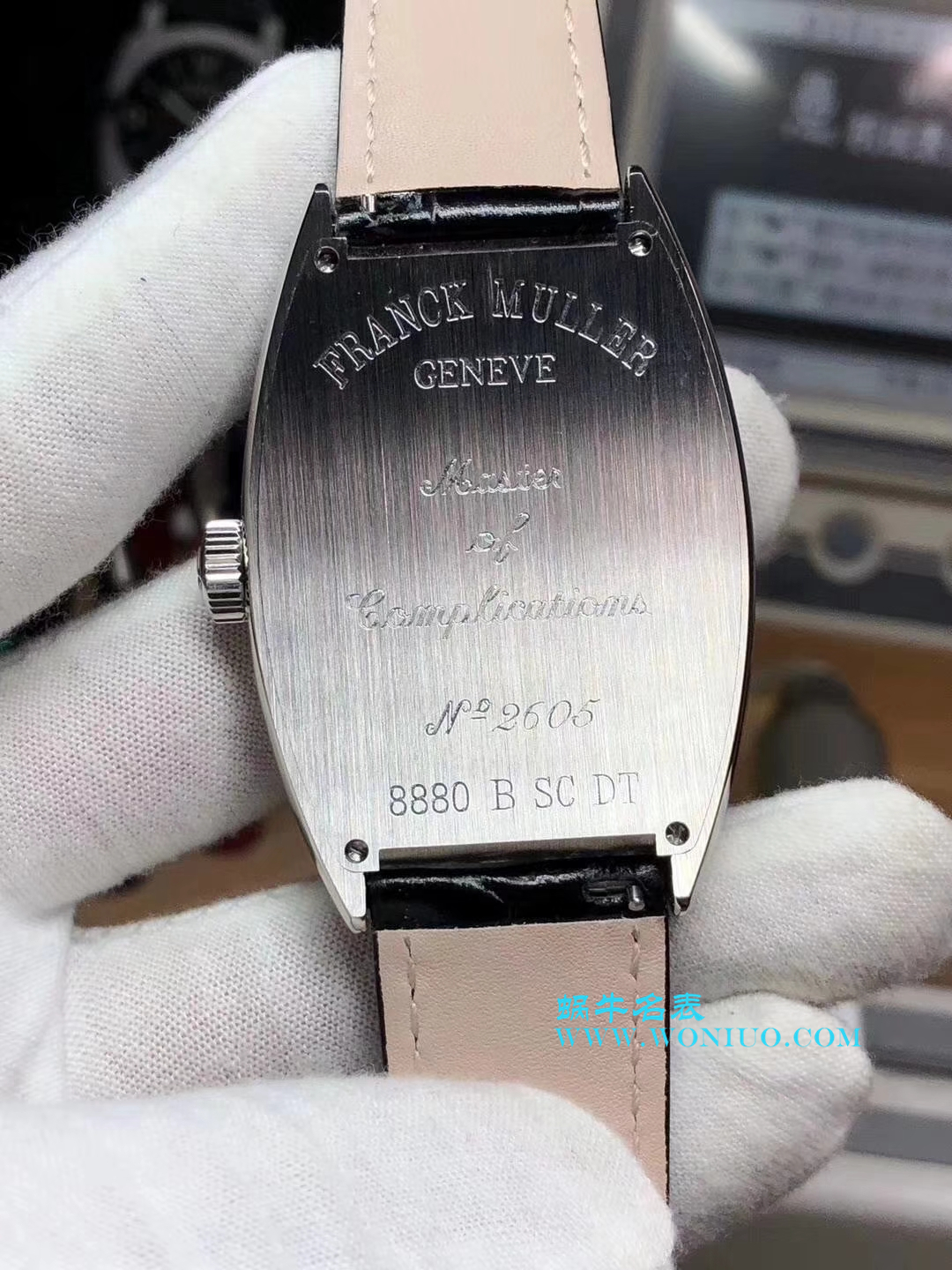 【GF Perfect  High quality  Replica Watches 】 Franck Muller CASABLANCA系列8880 C DT 黑盘 wrist watches  / FL23