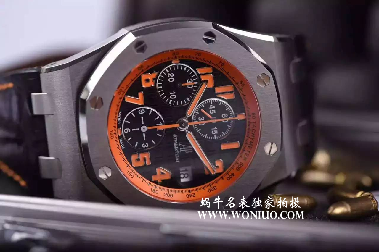 【JF Factory  High quality  Copy  Watches 】Audemars Piguet  Royal Oak Offshore 系列《橙色火焰“火山”》26170ST.OO.D101CR.01 wrist watches  / APCD049