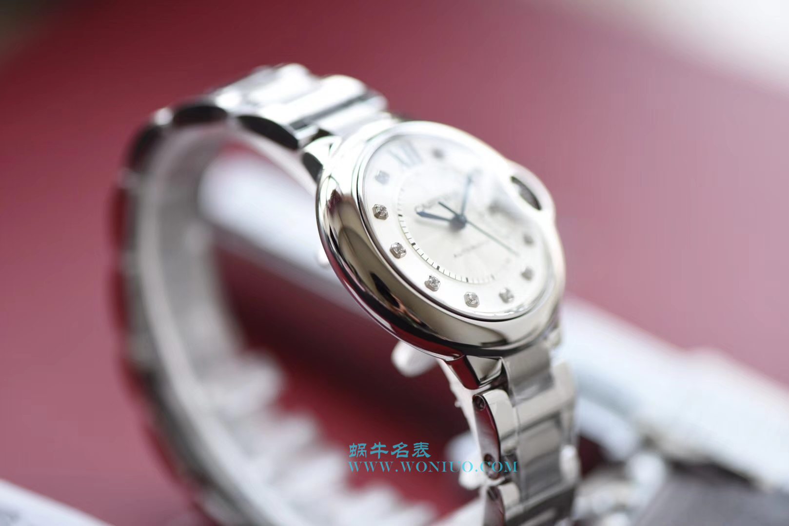 【V6 Perfect  High quality  Replica Watches 】 Cartier  蓝气球系列WE902074女装33毫米机械 wrist watches  / K149