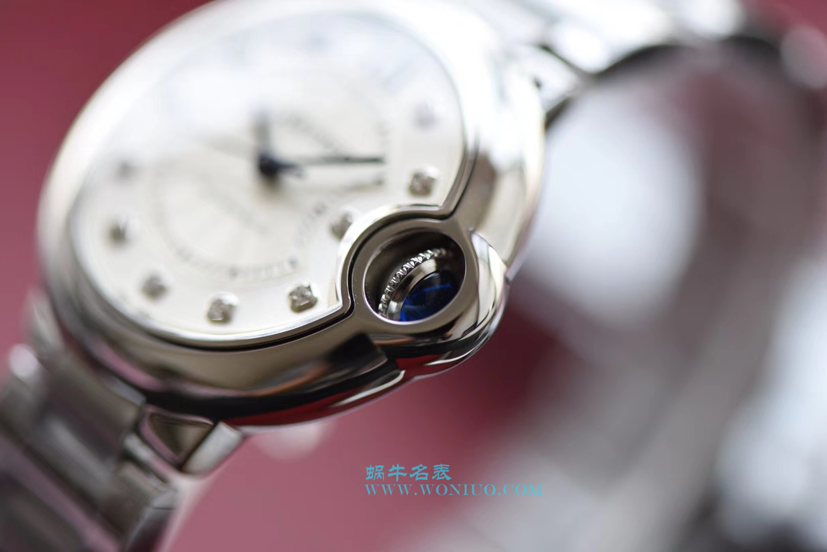 【V6 Perfect  High quality  Replica Watches 】 Cartier  蓝气球系列WE902074女装33毫米机械 wrist watches  / K149
