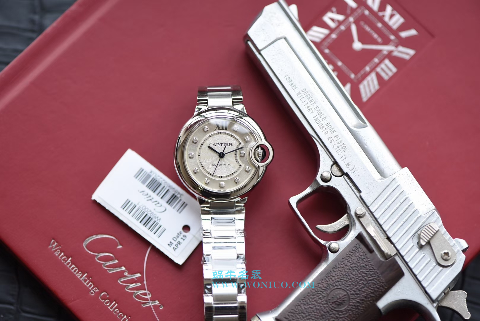 【V6 Perfect  High quality  Replica Watches 】 Cartier  蓝气球系列WE902074女装33毫米机械 wrist watches  / K149