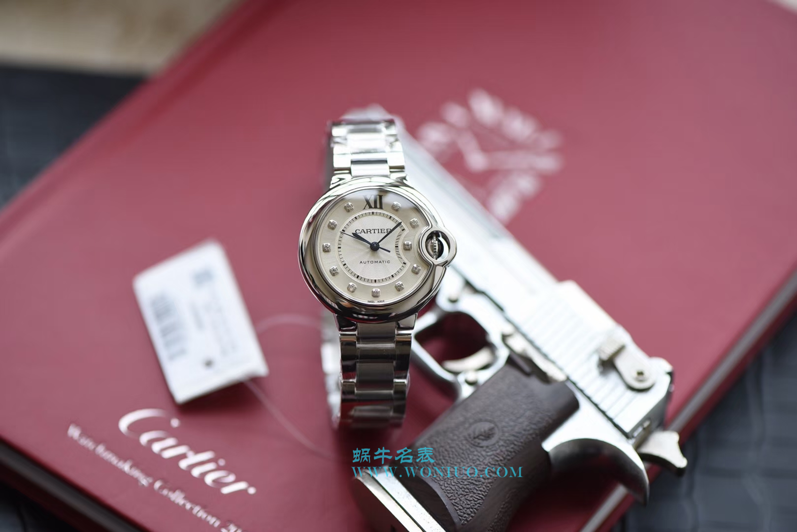 【V6 Perfect  High quality  Replica Watches 】 Cartier  蓝气球系列WE902074女装33毫米机械 wrist watches  / K149