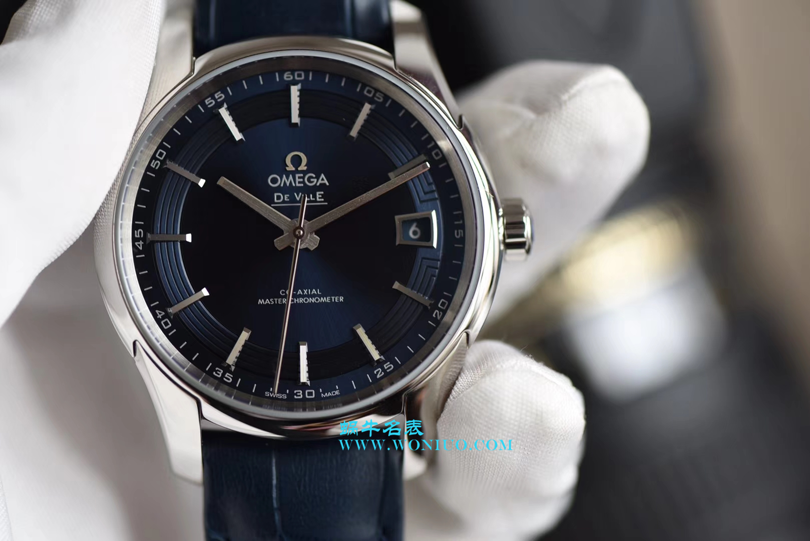 【3S Perfect  High quality  Replica Watches 】OMEGA碟飞HOUR VISION wrist watches 系列433.33.41.21.03.001 wrist watches (明亮之蓝)  / M316