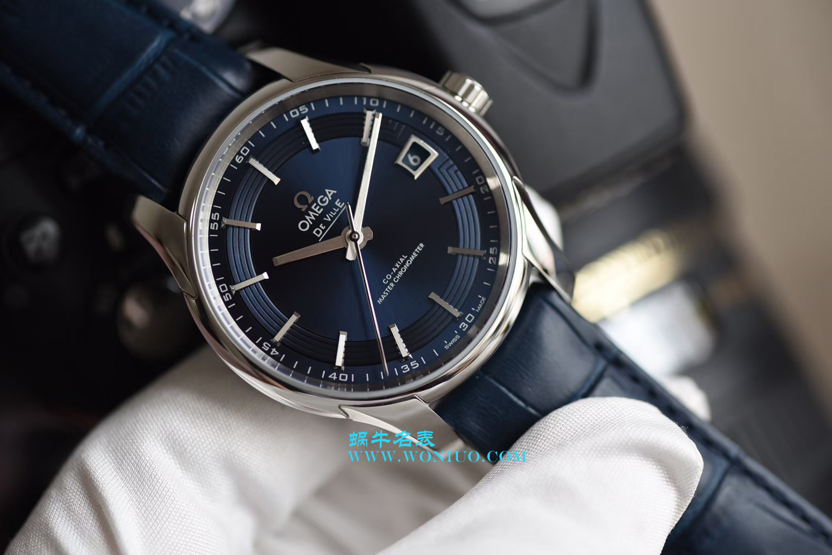 【3S Perfect  High quality  Replica Watches 】OMEGA碟飞HOUR VISION wrist watches 系列433.33.41.21.03.001 wrist watches (明亮之蓝)  / M316