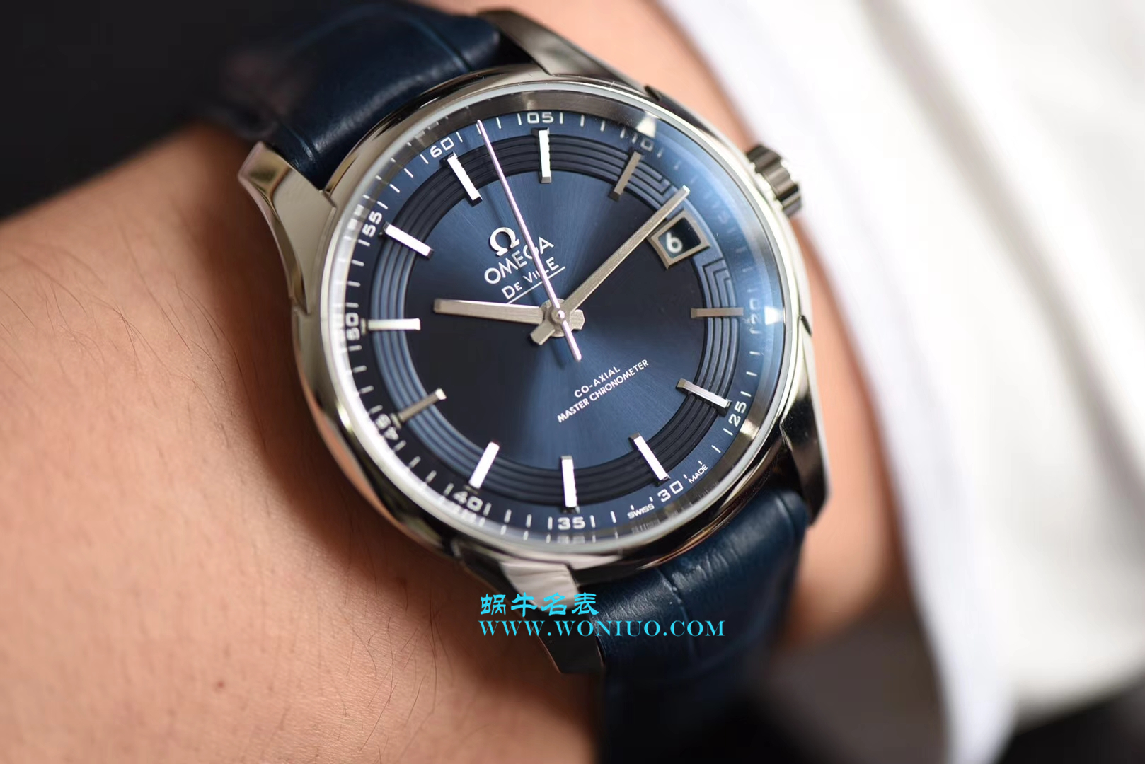 【3S Perfect  High quality  Replica Watches 】OMEGA碟飞HOUR VISION wrist watches 系列433.33.41.21.03.001 wrist watches (明亮之蓝)  / M316