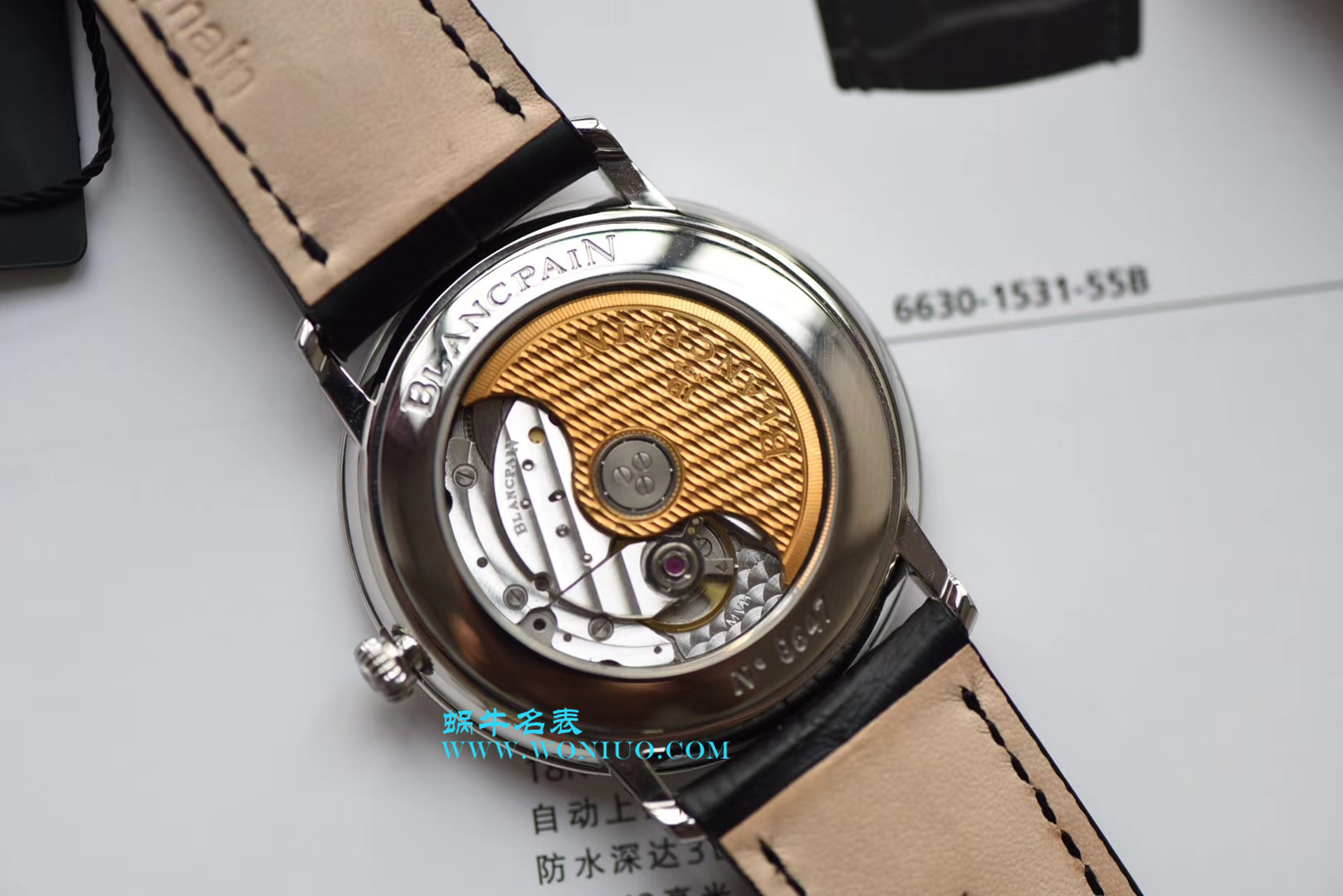 【ZF Perfect  High quality  Replica Watches 】Blancpain 经典系列6651-1127-55B wrist watches  / BP033