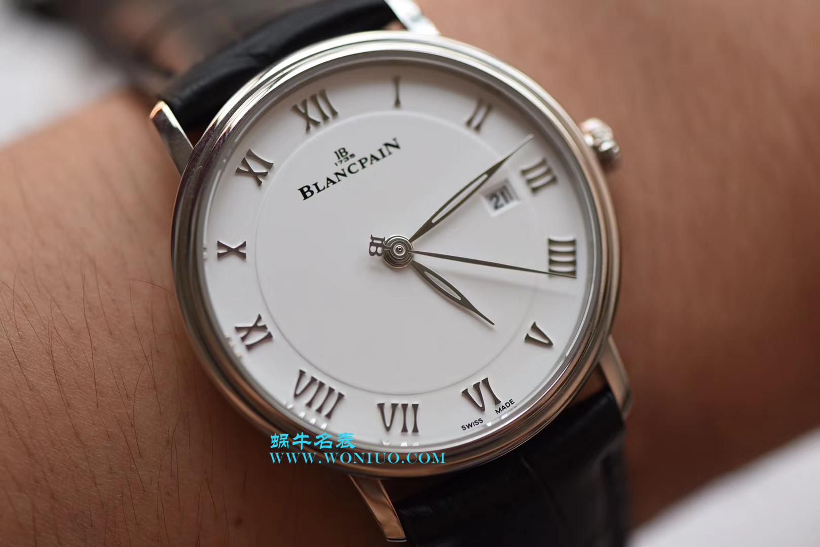 【ZF Perfect  High quality  Replica Watches 】Blancpain 经典系列6651-1127-55B wrist watches  / BP033