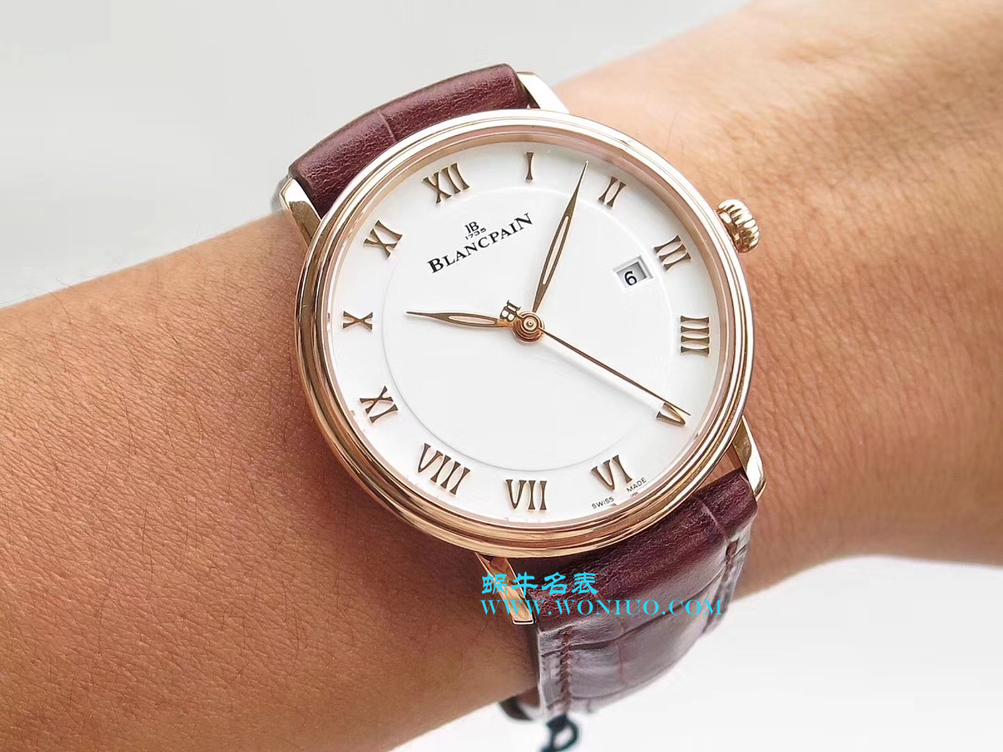 【ZF Perfect  High quality  Replica Watches 】Blancpain 经典系列6651-1127-55B wrist watches  / BP033