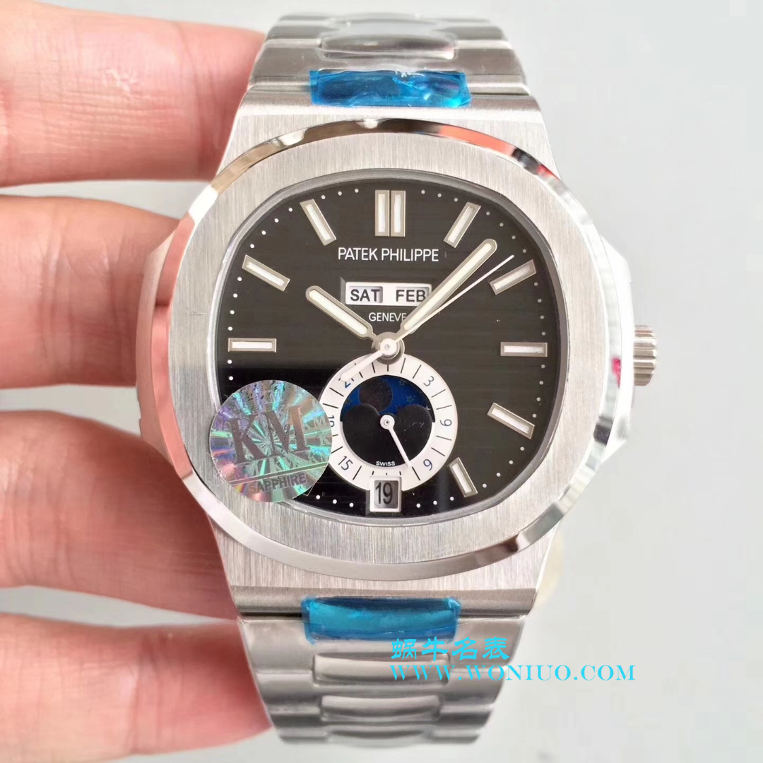 【KM Perfect  Knockoff  Watches 】 PATEK PHILIPPE Nautilus系列精钢男表5726A-001 / BD204