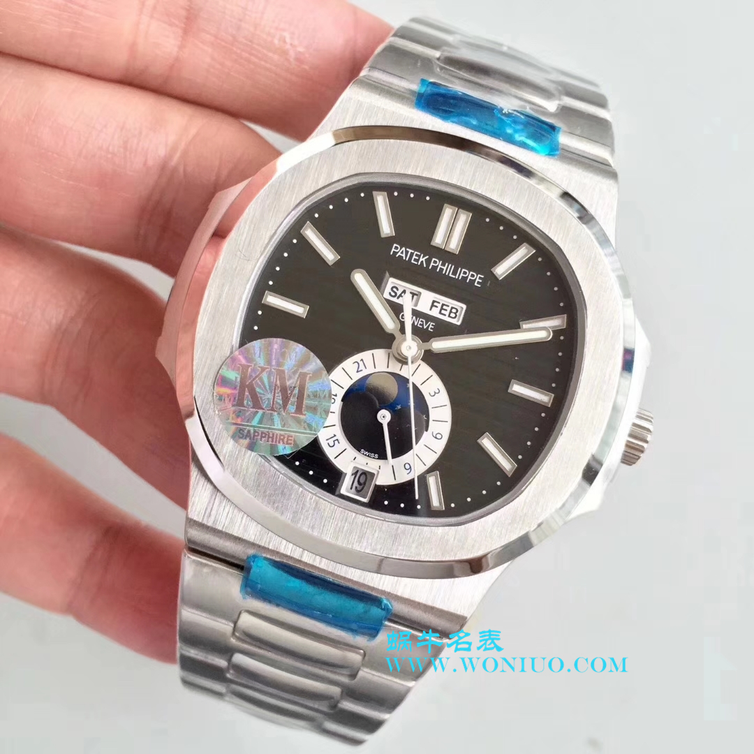 【KM Perfect  Knockoff  Watches 】 PATEK PHILIPPE Nautilus系列精钢男表5726A-001 / BD204
