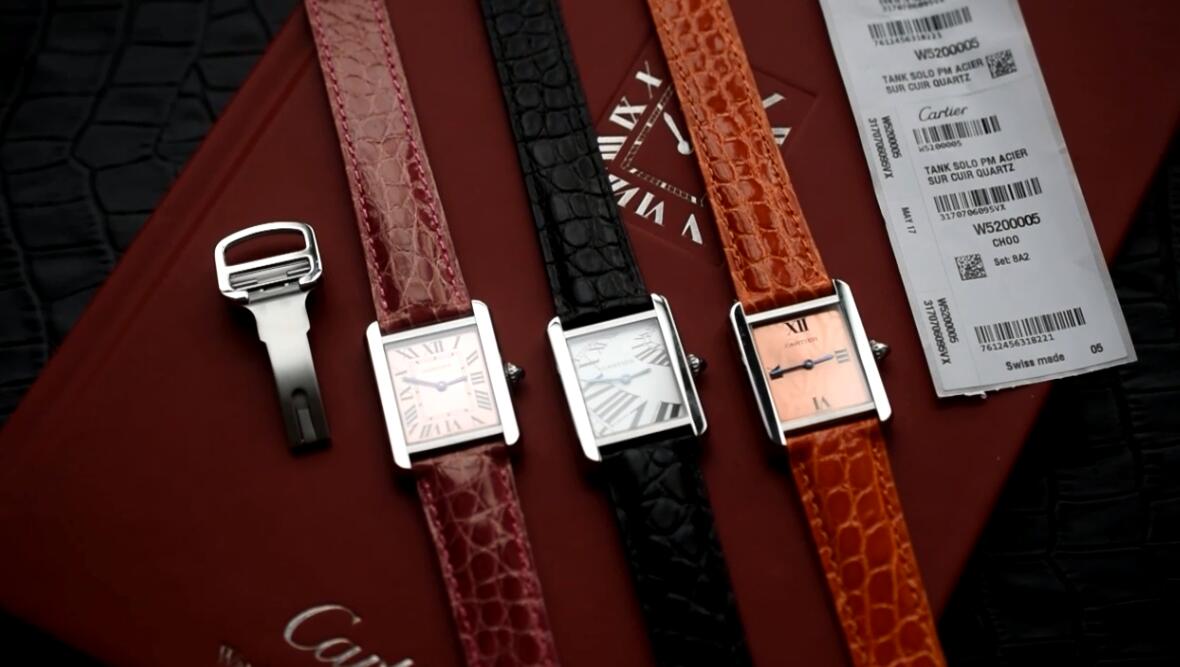 【K11 Perfect  High quality  Replica Watches 】 Cartier  SOLO TANK SOLO坦克系列W5200018小号女士石英 wrist watches  / K143