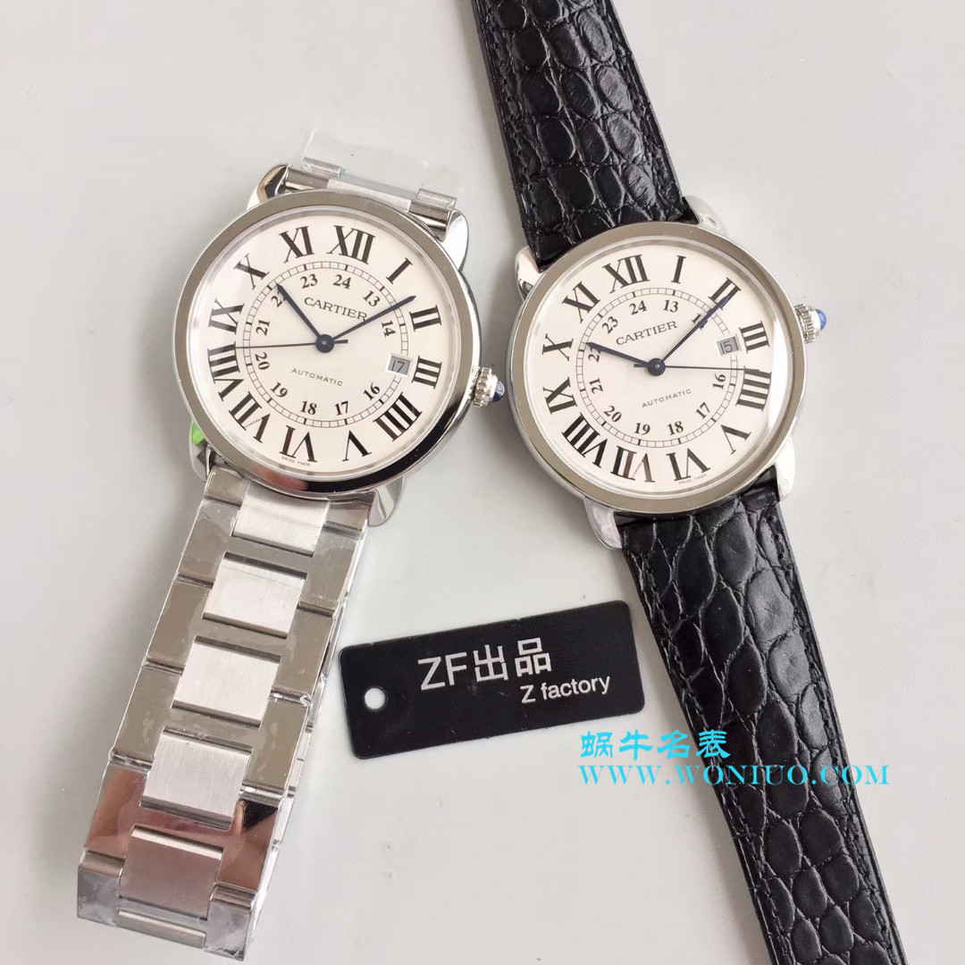 【ZF High quality  Replica 1:1 Watches 】 Cartier  RONDE DE  Cartier 伦敦SOLO系列W6701010 wrist watches  / K068