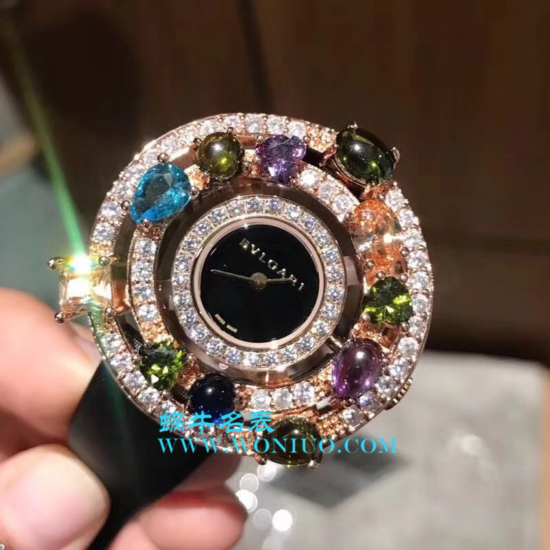  BVLGARI astrale珠宝系列 wrist watches 闪亮登场 限量发售 按订货顺序出货 黄金镶嵌彩色宝石 / BG011