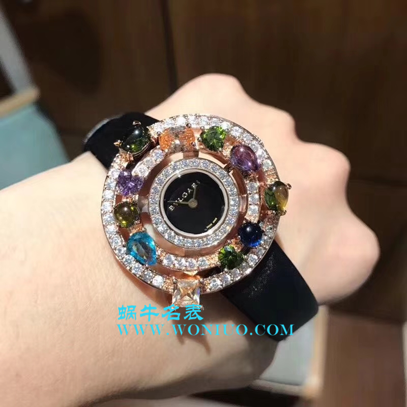  BVLGARI astrale珠宝系列 wrist watches 闪亮登场 限量发售 按订货顺序出货 黄金镶嵌彩色宝石 / BG011