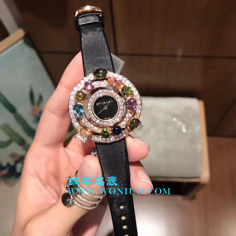  BVLGARI astrale珠宝系列 wrist watches 闪亮登场 限量发售 按订货顺序出货 黄金镶嵌彩色宝石 / BG011