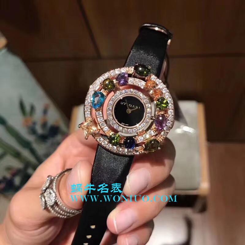  BVLGARI astrale珠宝系列 wrist watches 闪亮登场 限量发售 按订货顺序出货 黄金镶嵌彩色宝石 / BG011