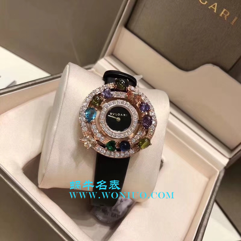  BVLGARI astrale珠宝系列 wrist watches 闪亮登场 限量发售 按订货顺序出货 黄金镶嵌彩色宝石 / BG011