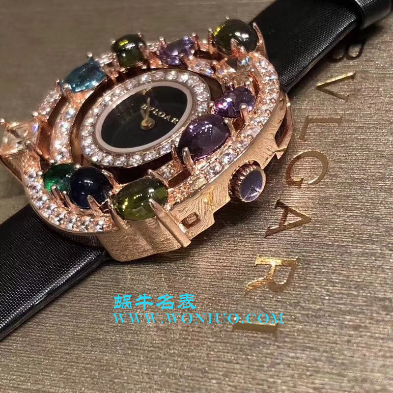  BVLGARI astrale珠宝系列 wrist watches 闪亮登场 限量发售 按订货顺序出货 黄金镶嵌彩色宝石 / BG011