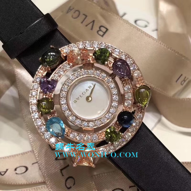  BVLGARI astrale珠宝系列 wrist watches 闪亮登场 限量发售 按订货顺序出货 黄金镶嵌彩色宝石 / BG011