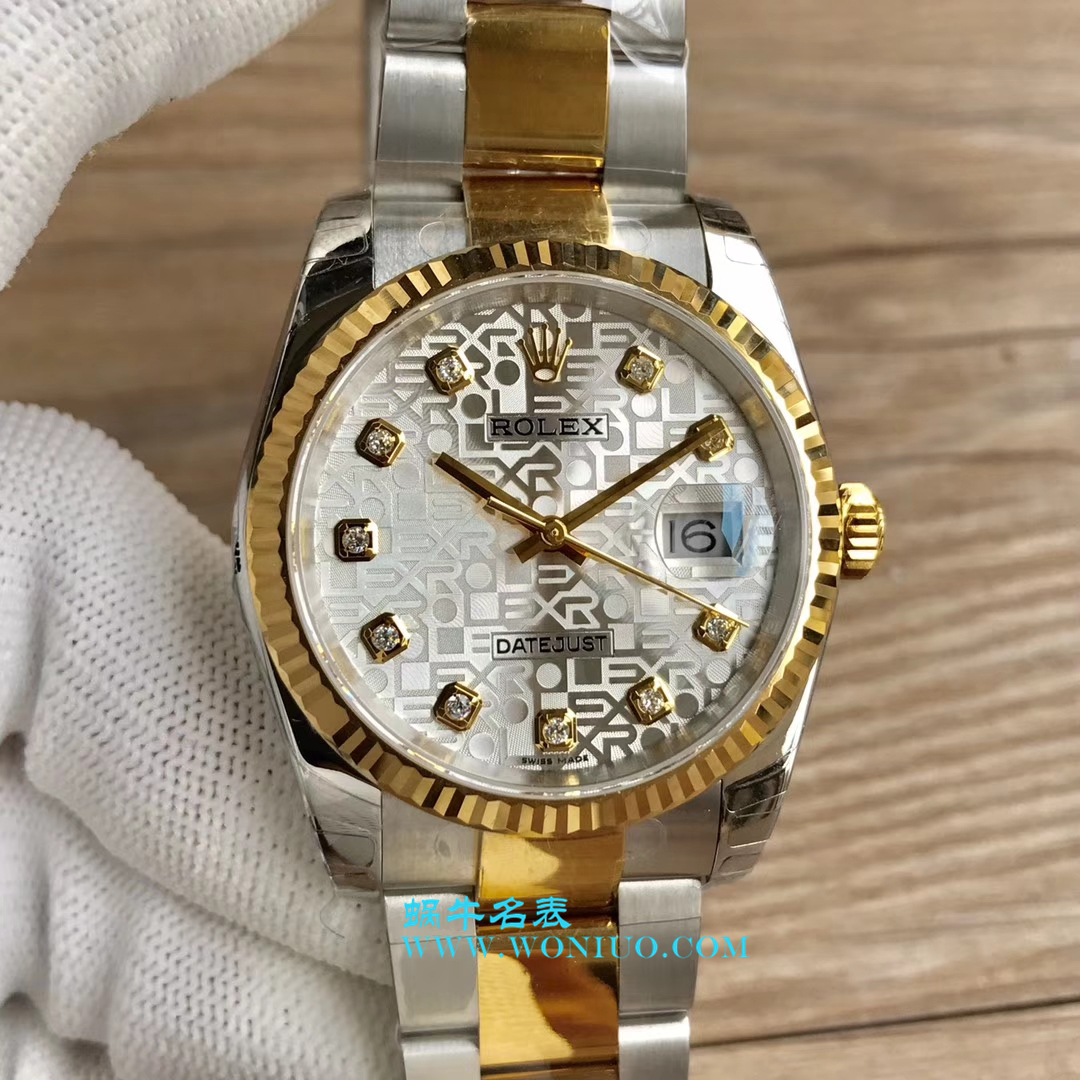 【DJ Perfect 超 Replica Watches 】 Rolex 36  Datejust 系列116233、116203、116233黑盘镶钻蚝式 watchband   wrist watches  / R069