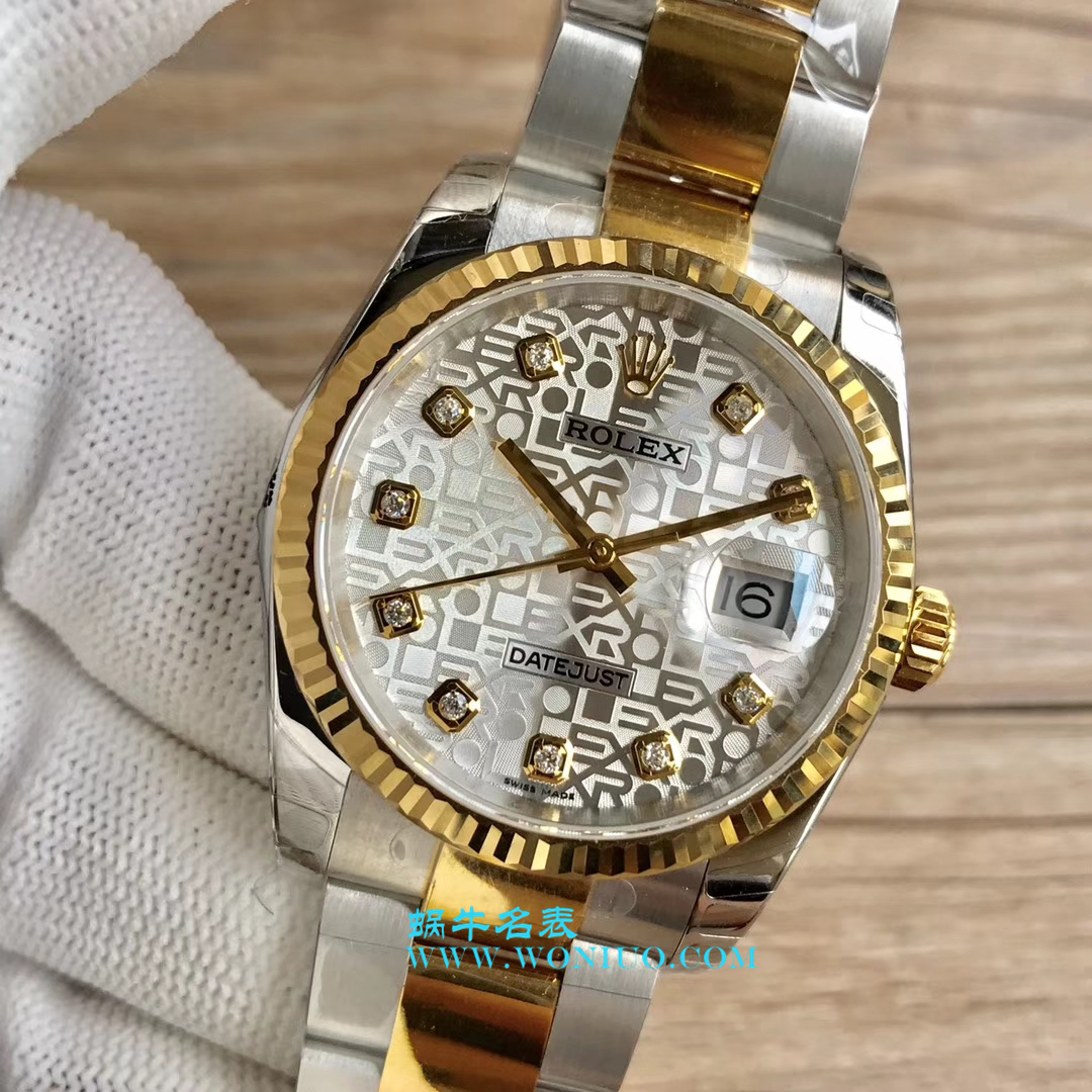 【DJ Perfect 超 Replica Watches 】 Rolex 36  Datejust 系列116233、116203、116233黑盘镶钻蚝式 watchband   wrist watches  / R069