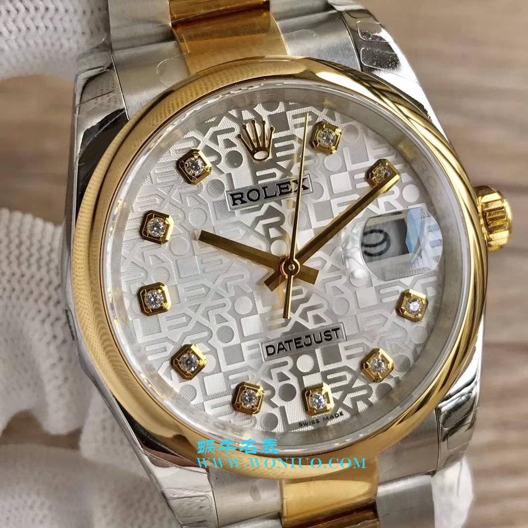 【DJ Perfect 超 Replica Watches 】 Rolex 36  Datejust 系列116233、116203、116233黑盘镶钻蚝式 watchband   wrist watches  / R069