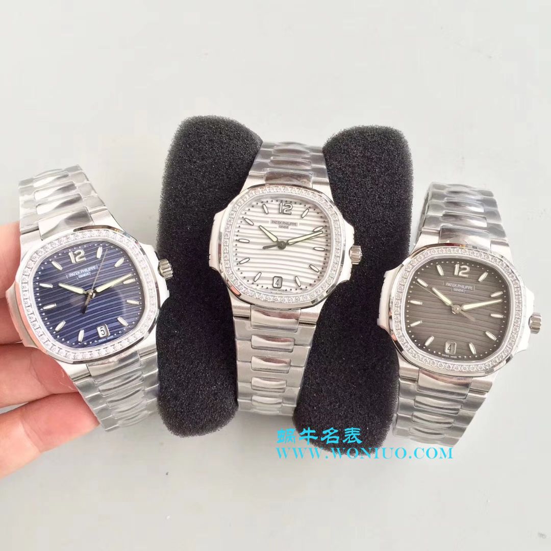 【PF Perfect  High quality  Replica Watches 】 PATEK PHILIPPE 运动系列7018/1A-001、7018/1A-010、7018/1A-011( Nautilus 女表) / BD163