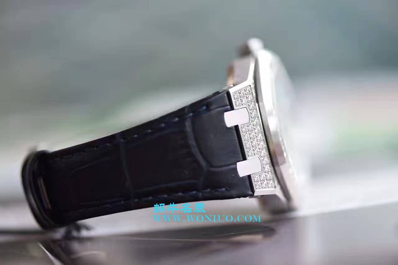 【 Video analysis JF Factory 1:1 top  Replica Copy  Watches 】Audemars Piguet 满天星皇家橡树系列15452BC.ZZ.D019CR.01，15402OR.ZZ.D003CR.01男女通用满钻 wrist watches  / AP108