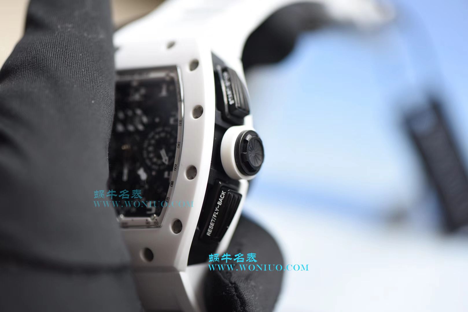 【KV Perfect  High quality  Replica Watches 】理查德米尔RICHARD MILLE男士系列RM011 白 Composite 多功能 wrist watches  / RM 011G