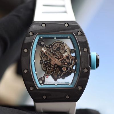 【KV Perfect  High quality  Replica Watches 】理查德米尔RICHARDMILLE 最强版RM055巴巴沃森.蒂芙尼蓝阿布扎比赛道特别纪念版