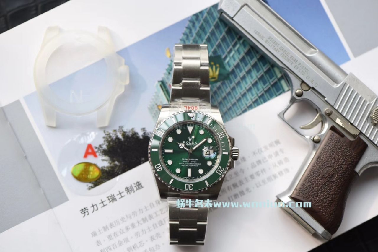 【NOOB Factory V9版本904L不锈钢版本】 Rolex  Submariner 型 Replica Copy 116610LV-97200 绿盘 wrist watches ( Submariner )、116610LN-97200 《 Submariner 》 / RCB199
