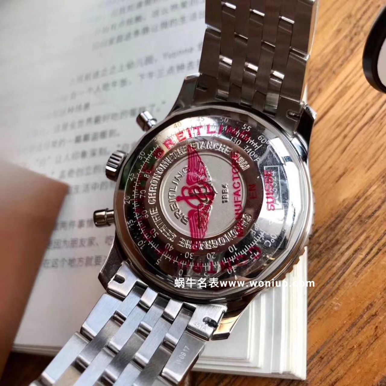 款堪称百年经典！ Breitling 航空计时原单货蓝面+黑面+皮带+钢带A1332412|C942|451A / BL083