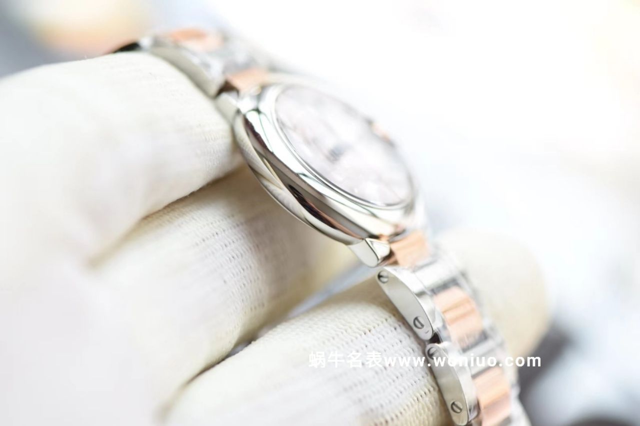 V6 Factory  Cartier  新品蓝气球 28mm间玫瑰金 天然贝母表面 女士石英 wrist watches  / K152