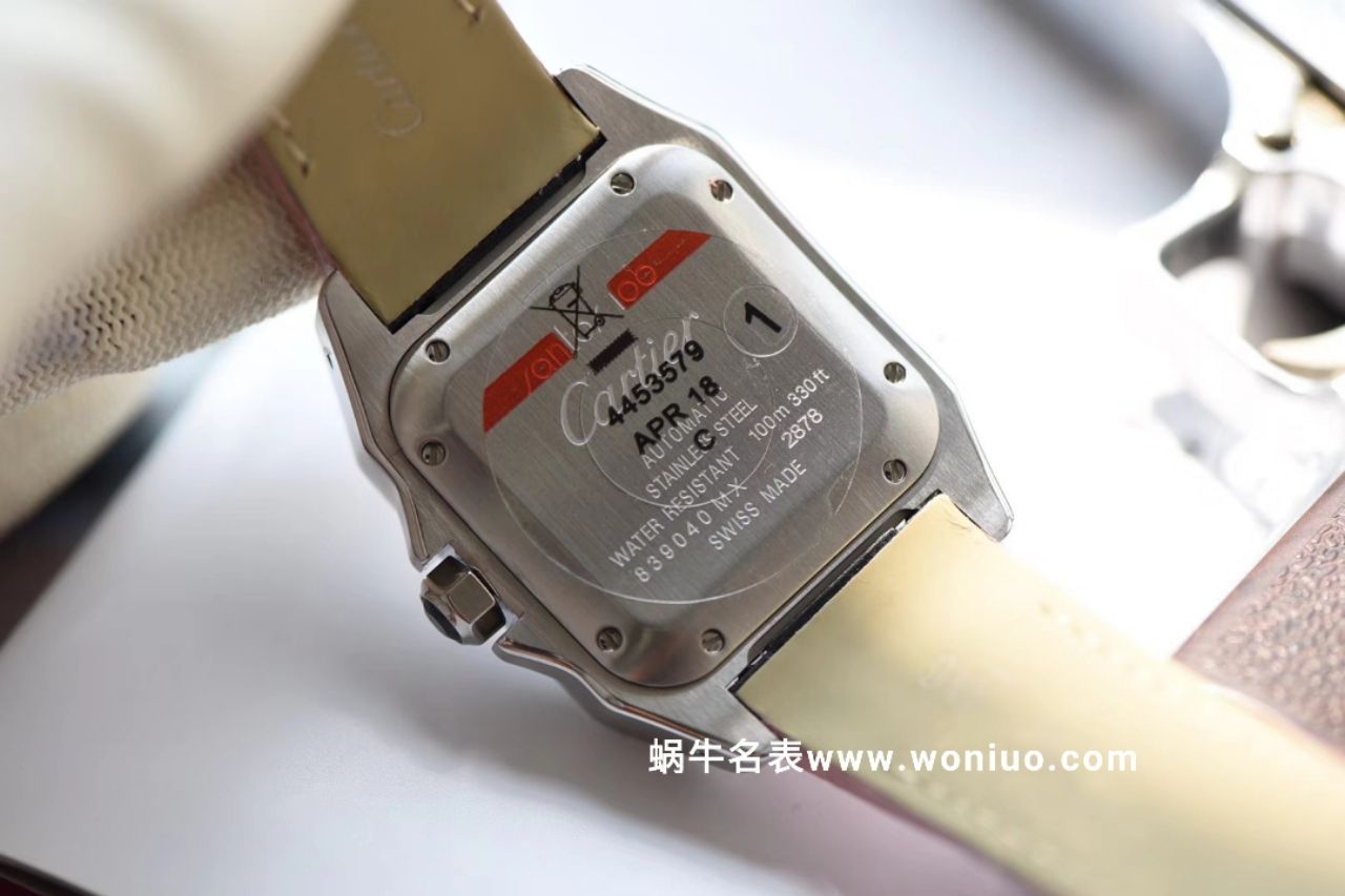 【独家视频测评V6 Perfect  High quality  Replica Watches 】 Cartier   Santos 系列W20126X8 女士机械 wrist watches  / KAG041