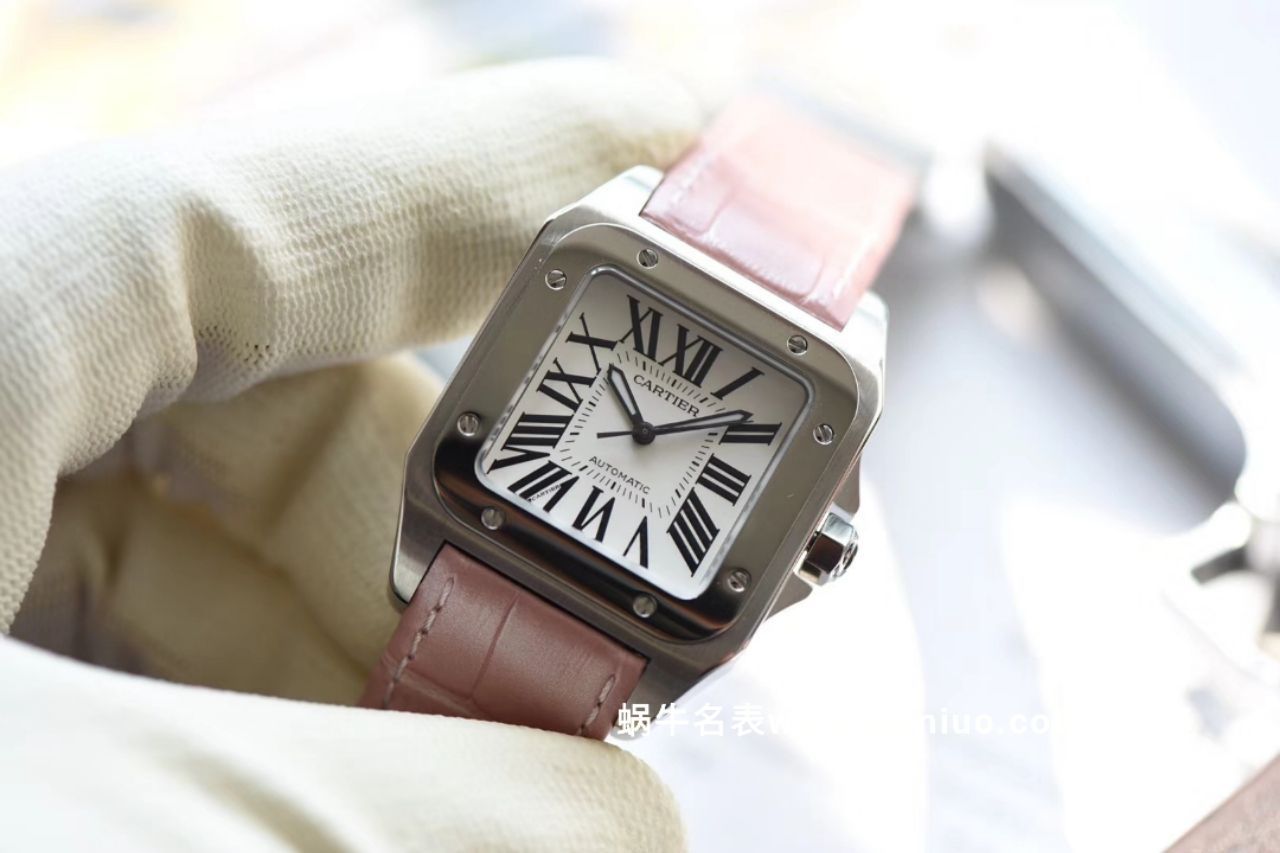 【独家视频测评V6 Perfect  High quality  Replica Watches 】 Cartier   Santos 系列W20126X8 女士机械 wrist watches  / KAG041