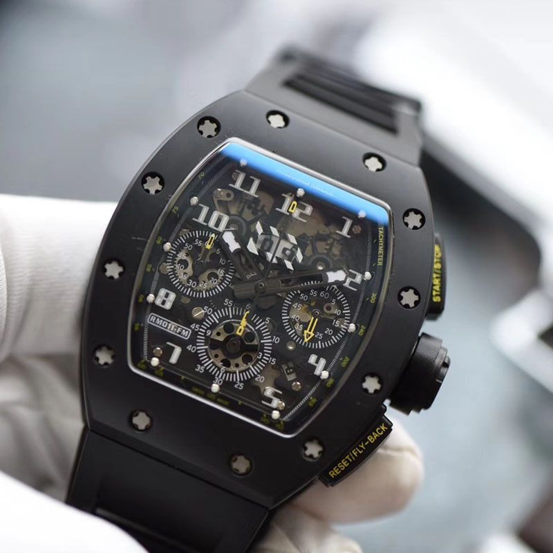 理查德米尔最新 Replica Copy  Watches RM011-KV出品 真 Composite  top 壳套 细节讲究 最高版本