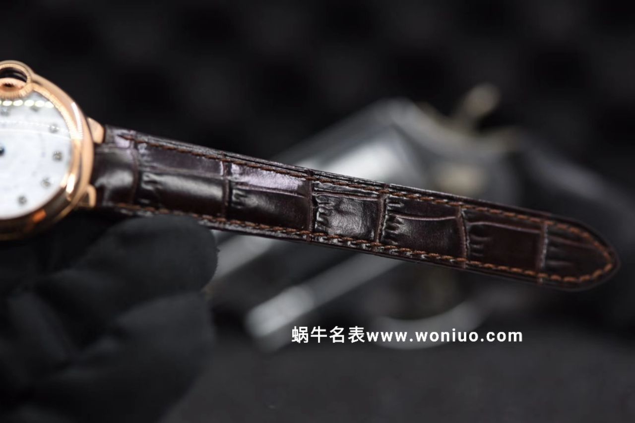 V6出品蓝气球新品～33mm 玫瑰金贝母钻丁面女士石英 wrist watches  / K157