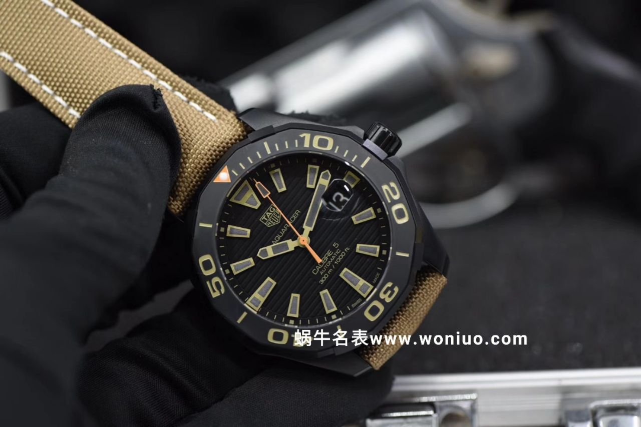 V6 Factory  top 版本新品～豪雅竟潜43mm黑壳 同步专柜最新款  / TG059